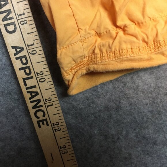 J Jill Pants MP 8P 10P Cargo Relaxed Cropped Capri Solid Yellow Oversized Tie - Picture 9 of 13